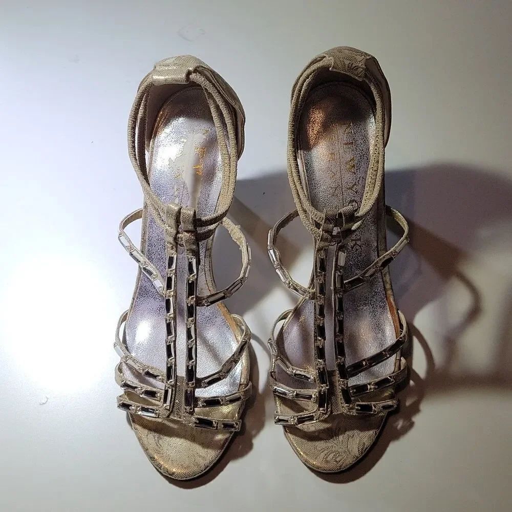 BRAND NEW NEW YORK  TRANSIT HIGH HEEL PEEP TOE ANKLE STRAP SANDAL